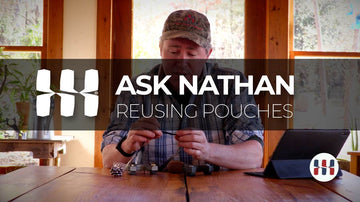 Yes, you can re-tie bandset pouches in to a new slingshot bandset.