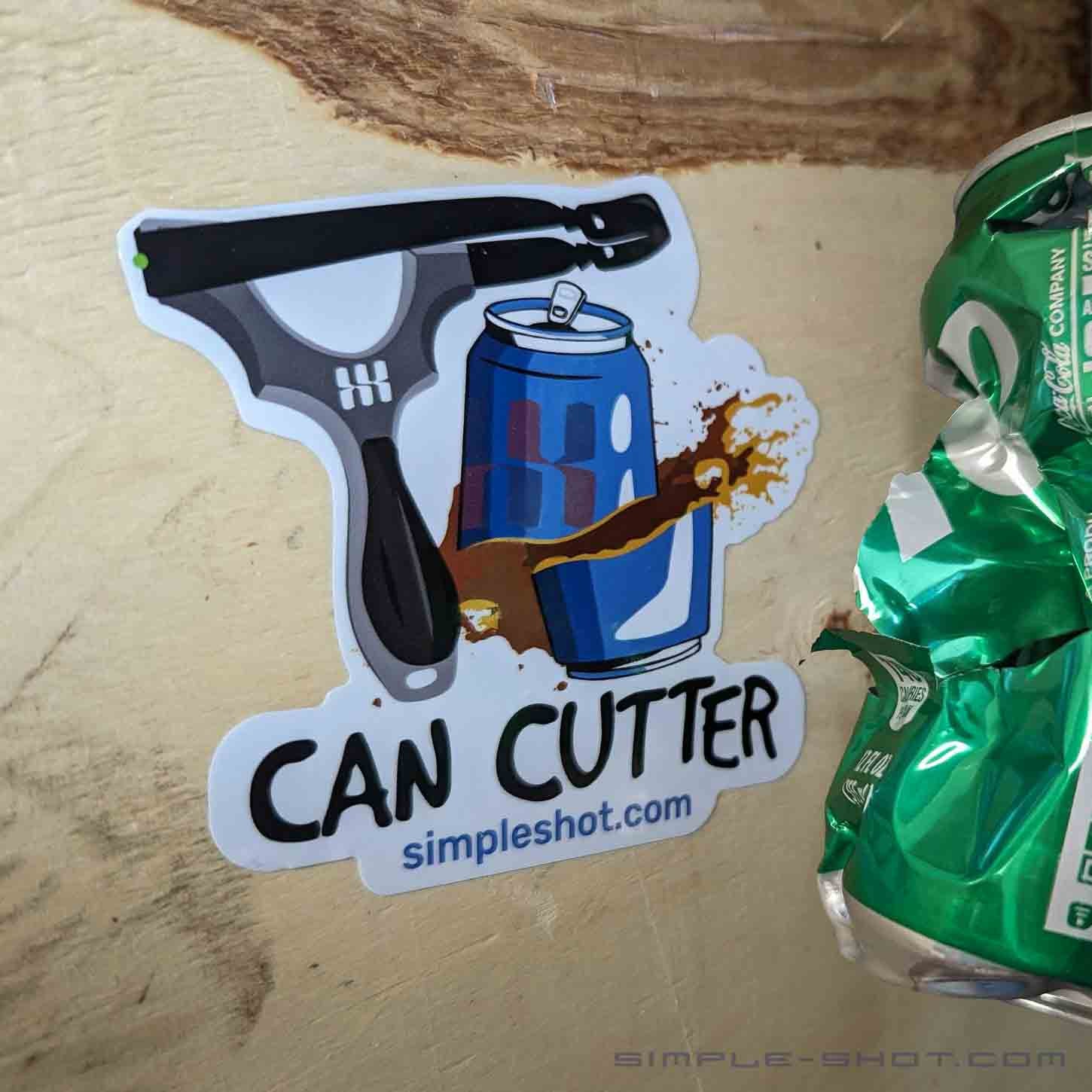 Can Cutter Sticker