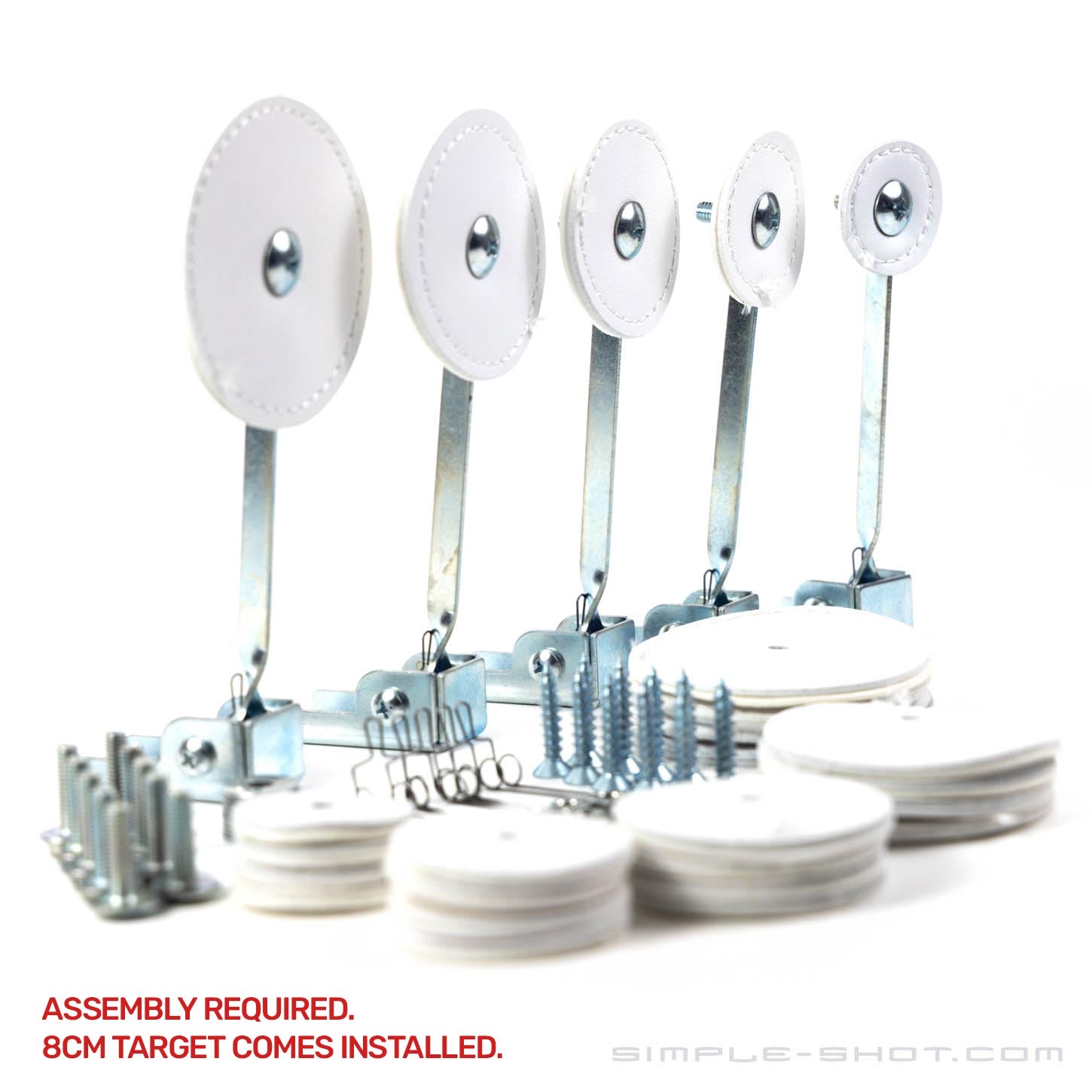 Competition Training 5-Pack Self-Resetting Knockdown Targets