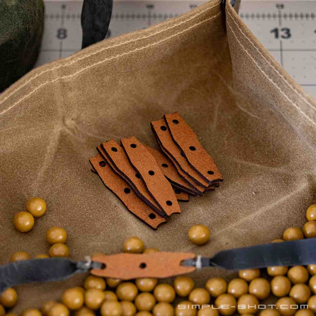 Brown Microfiber Standard SimpleShot Pouch (12 Pack)