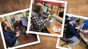 Meet the amazing warehouse team  - shipping slingshots!