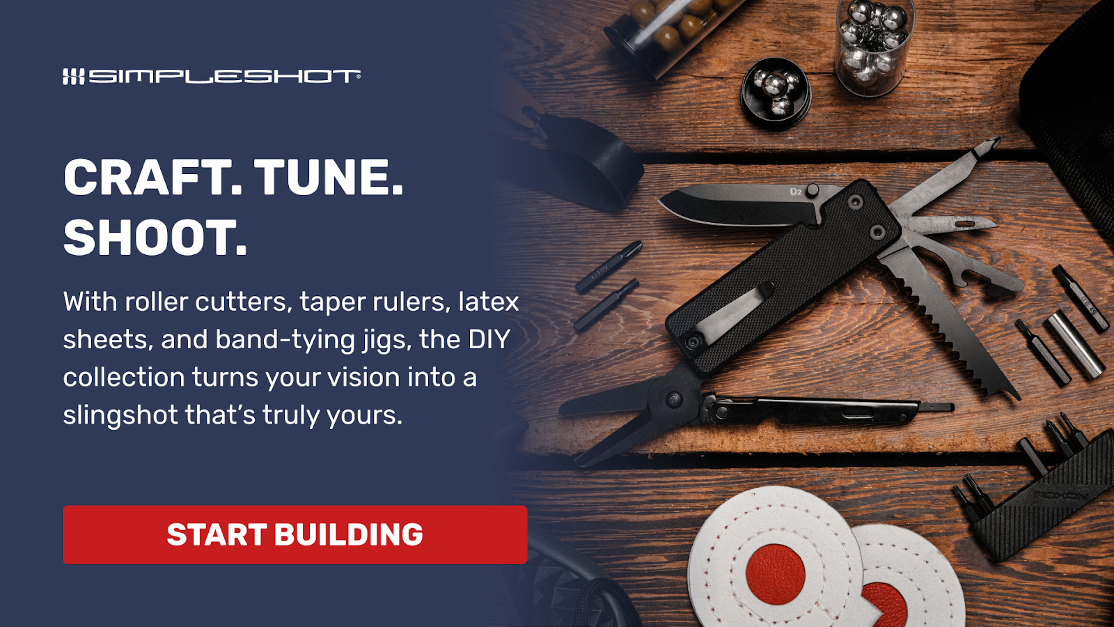 Build Your Own Customized Slingshot With Our High Quality Accessories